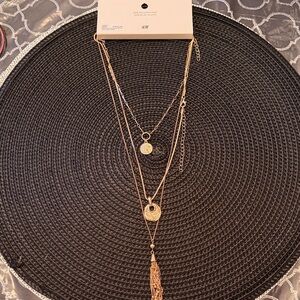 (New Unopened) H&M Gold Multi-Layer Necklace